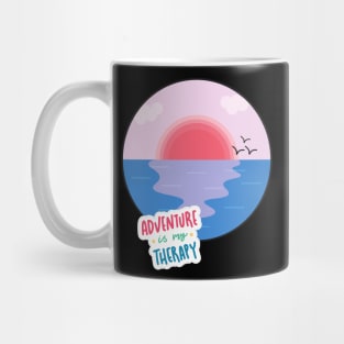 Travel addict love Explore the world summer design holidays vacation Mug